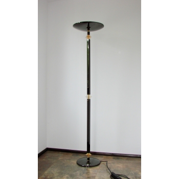 elegancka lampa metal i mosiądz vintage